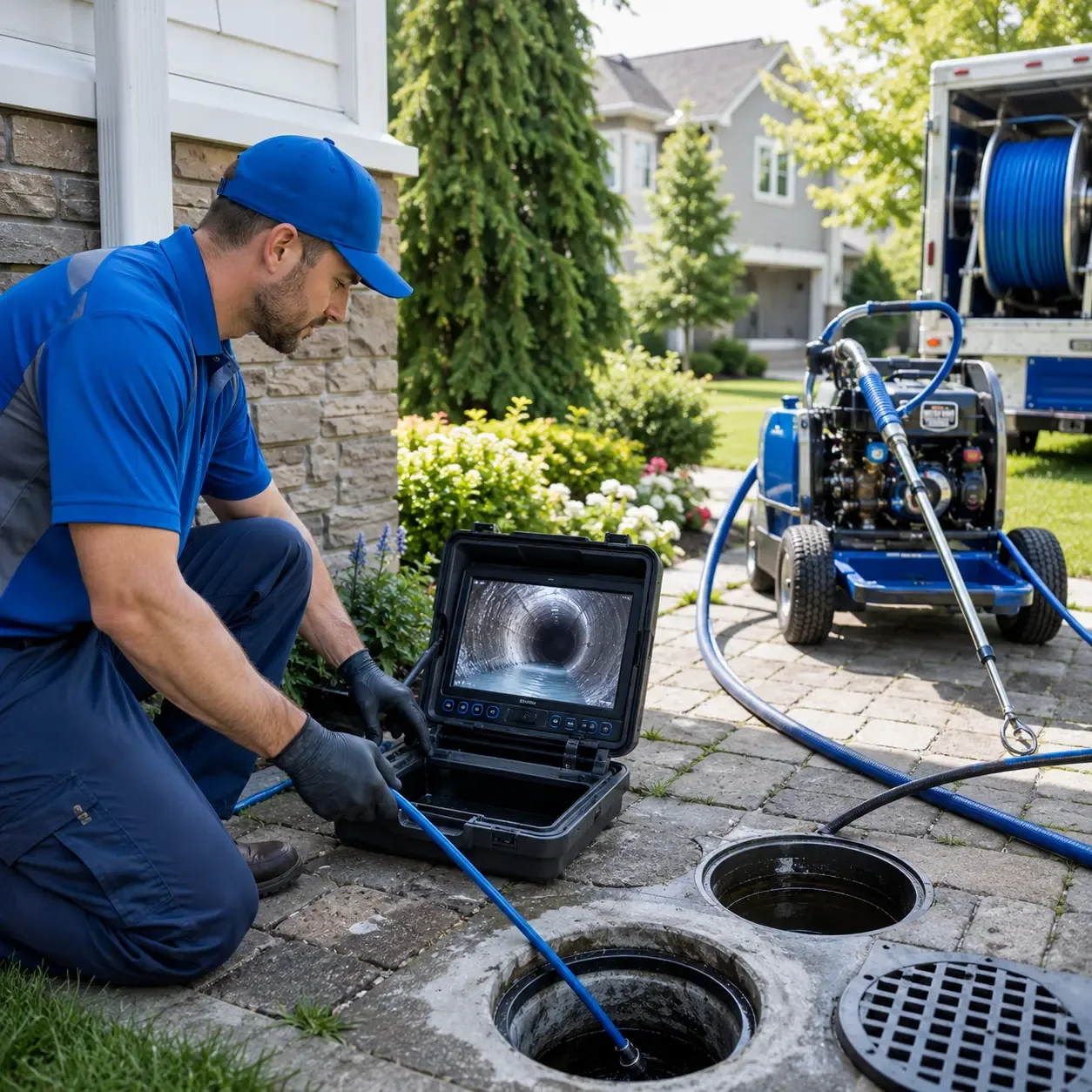 Outdoor drain cleaning professionals serving Afton, OK
