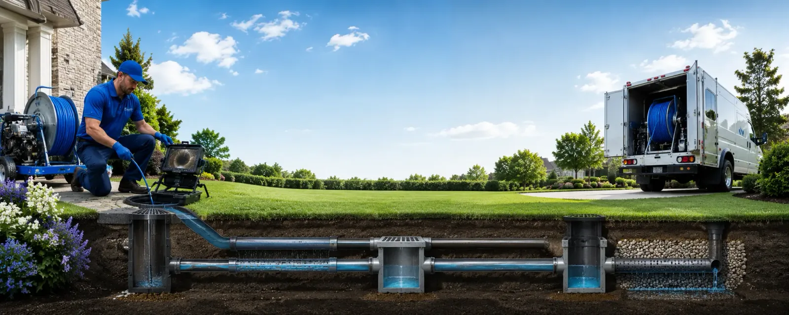 Outdoor drain cleaning information for Afton, OK
